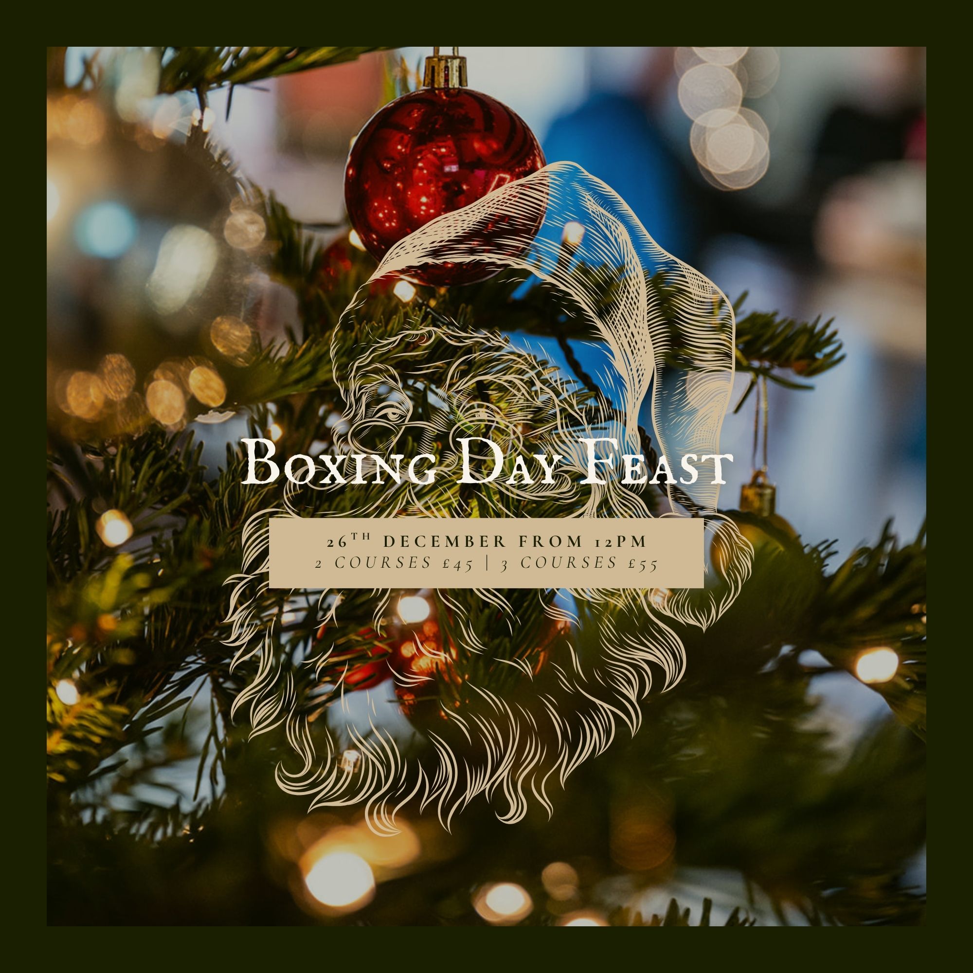 Boxing Day Feast Tottington Manor 26 December 2026
