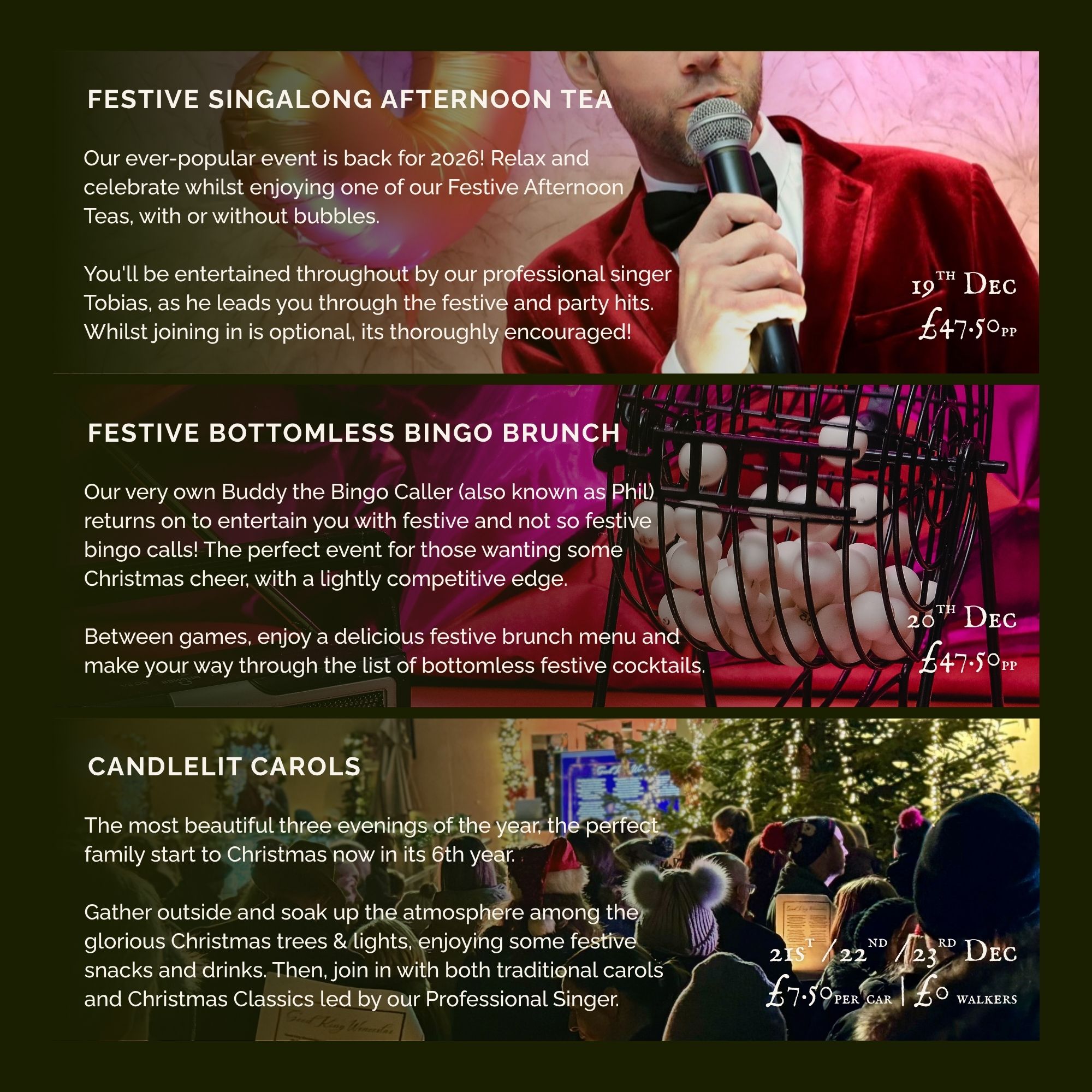 Festive Bottomless Brunch and Bingo Tottington Manor 2026