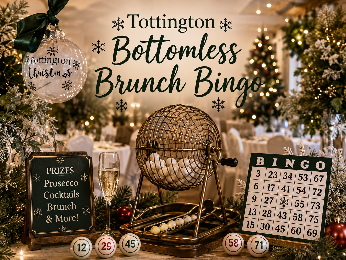 Festive Bottomless Brunch and Bingo