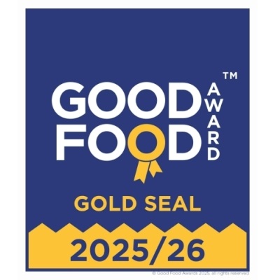 Good Food Award Guide Gold Seal for Excellence