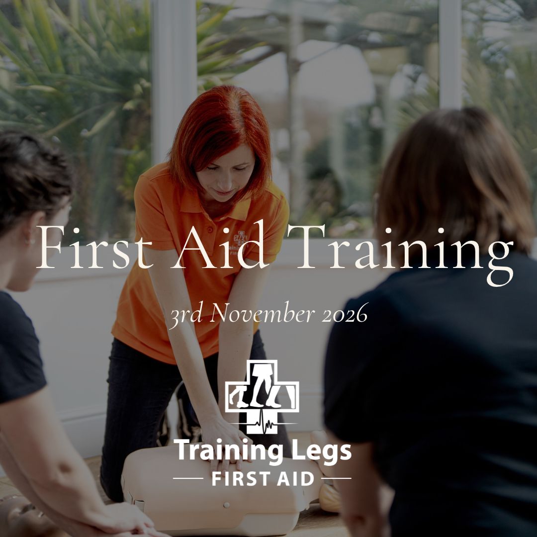 First Aid Training with Training Legs at Tottington Manor