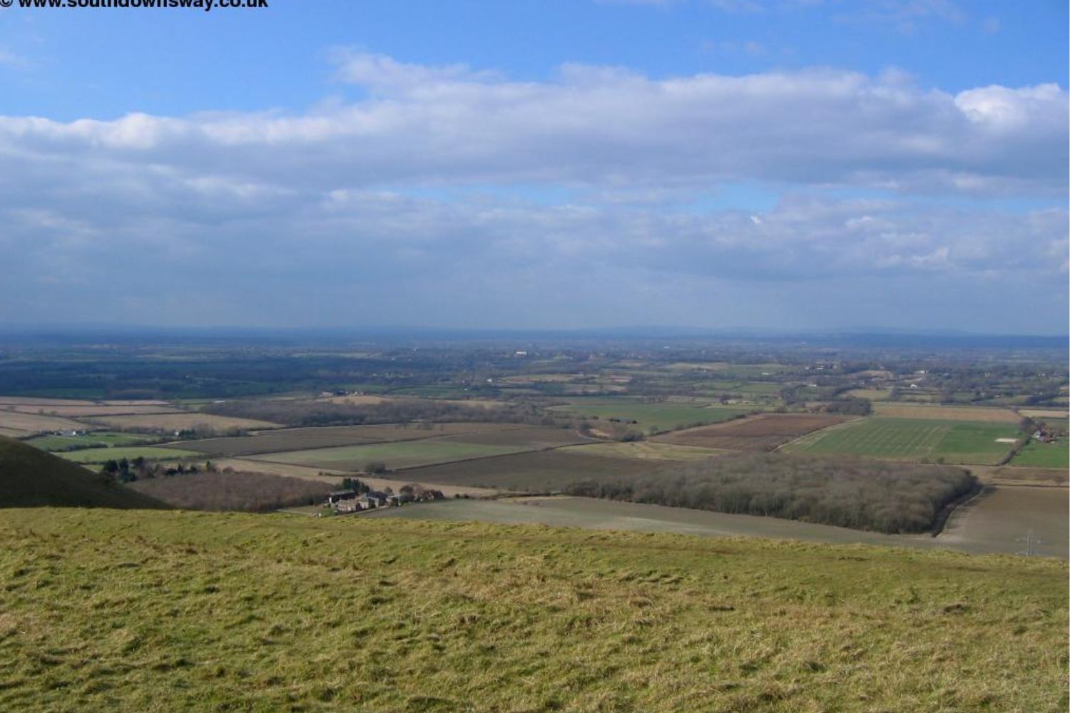 The South Downs Way from Tottington Manor to Lewes.