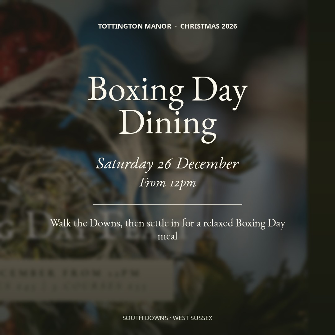 Boxing Day Dining at Tottington Manor