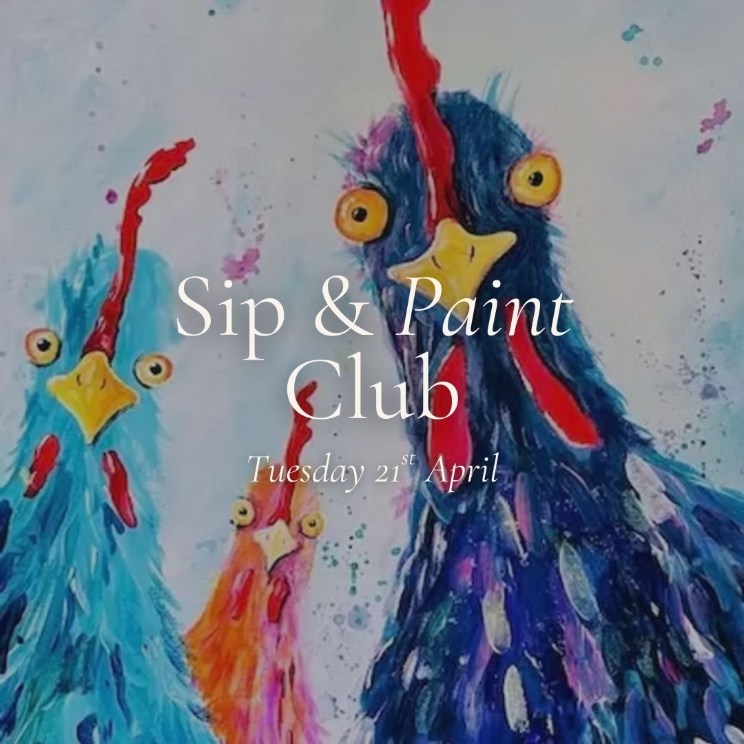 Sip and Paint at Tottington Manor in April