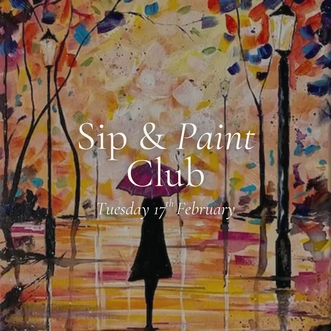 Sip and Paint at Tottington Manor in January