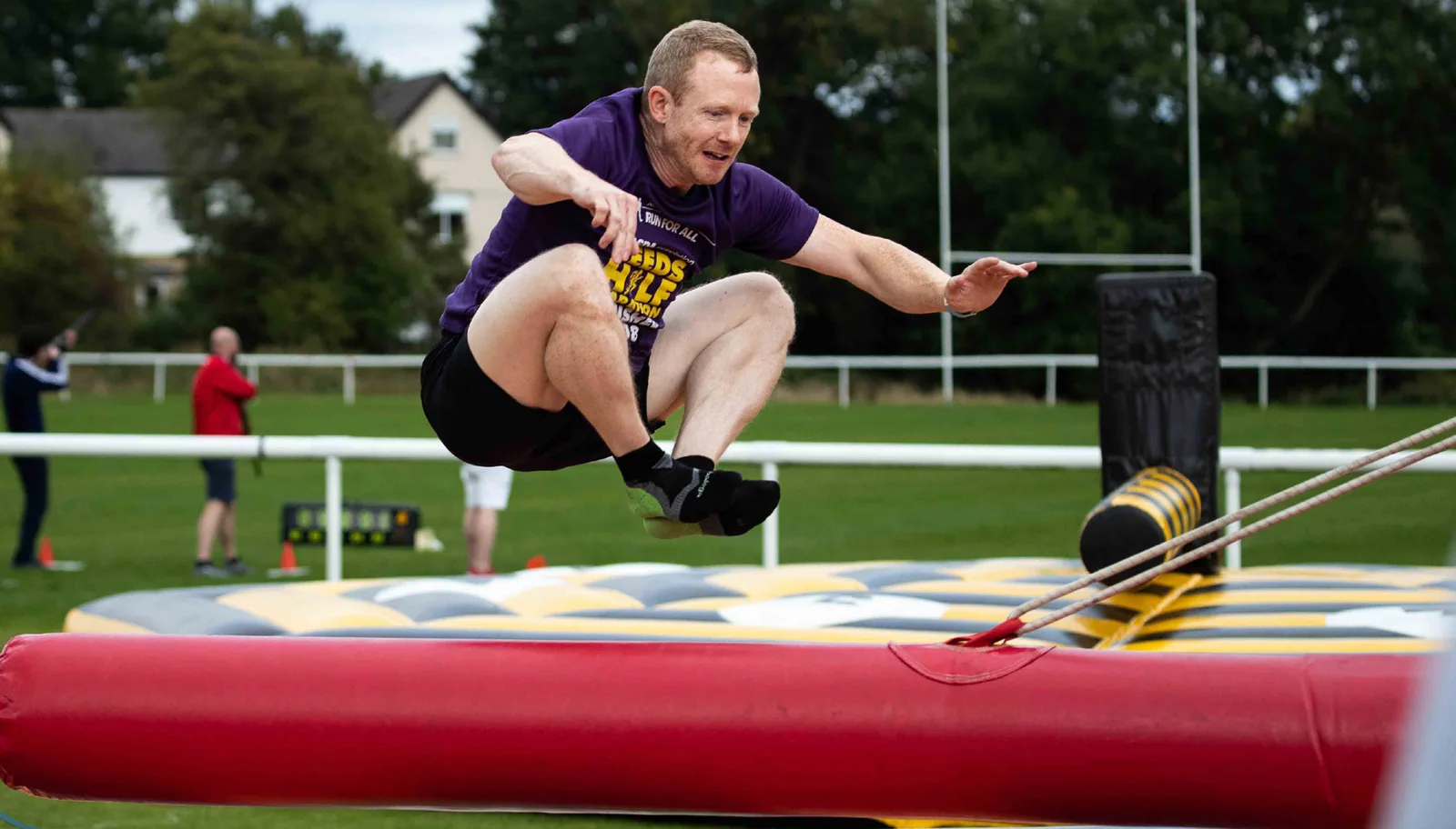 Outdoor inflatable company fun day activity from GOTO Events