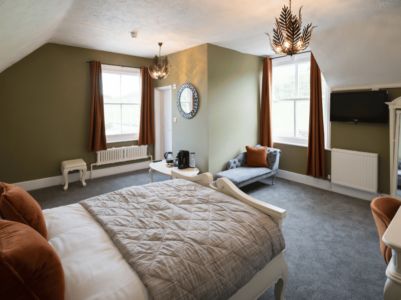 Tottington Manor Junior Suite with South Downs Views