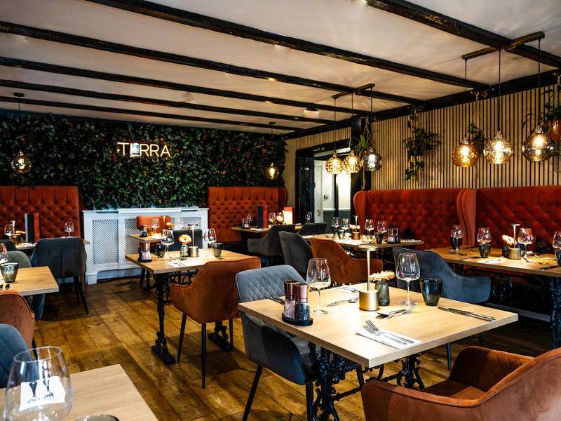 Enjoy a Great Breakfast after your wedding in TERRA Restaurant at Tottington Manor