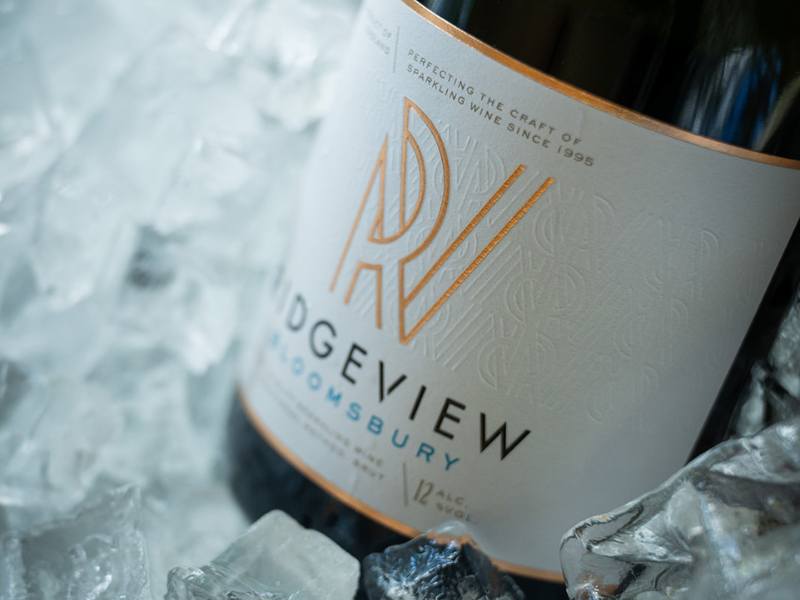 Ridgeview Sussex Sparkling Wedding Toasts at Tottington Manor near Brighton
