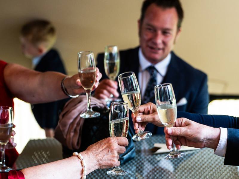 Wedding Celebrations with Sussex Sparkling Wines at Tottington Manor near Horsham