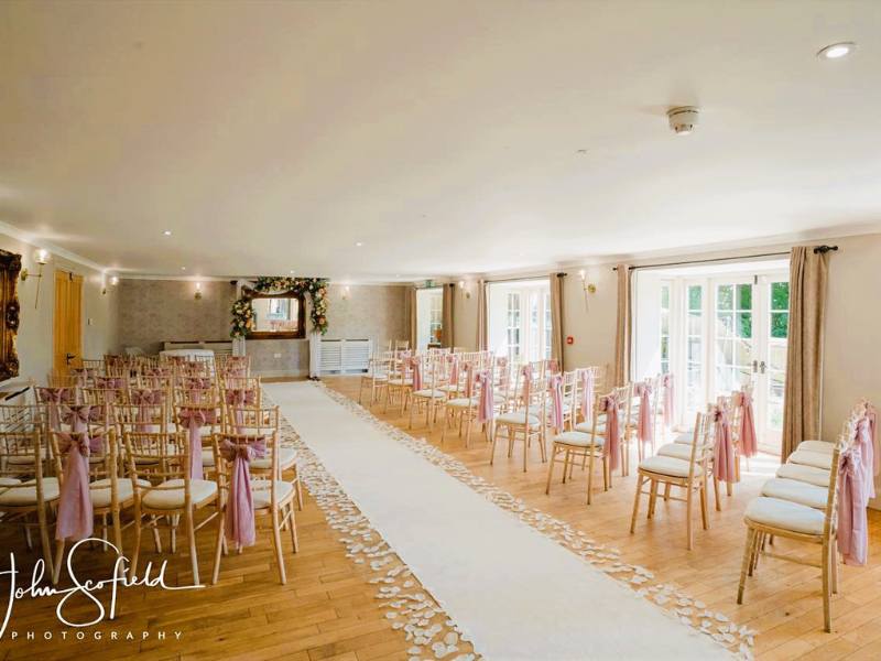 Twilight Wedding Ceremonies at Sussex Wedding Venue with Accommodation