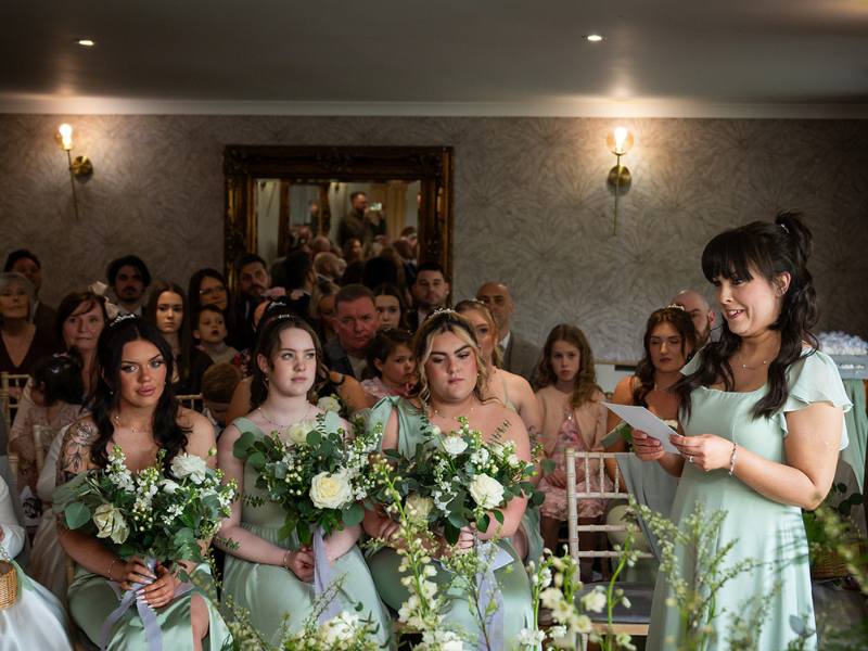 Individual Wedding Vows at Tottington Manor near Worthing