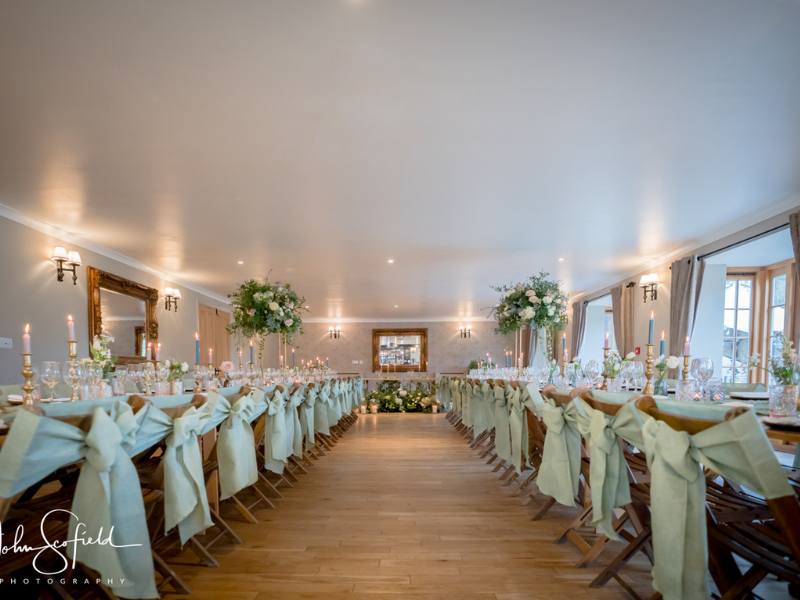 Rustic Intimate Wedding Reception in the South Downs Suite near Brighton