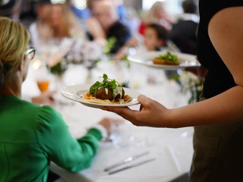 Getting your wedding food ready for the best wedding reception at Tottington Manor in Sussex