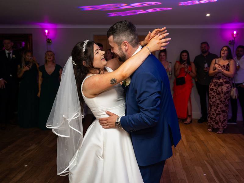 The first dance song at your wedding in the South Downs, Sussex