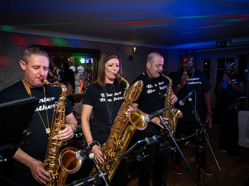Live Wedding Bands at Tottington Manor Wedding Venue with accommodation in West Sussex